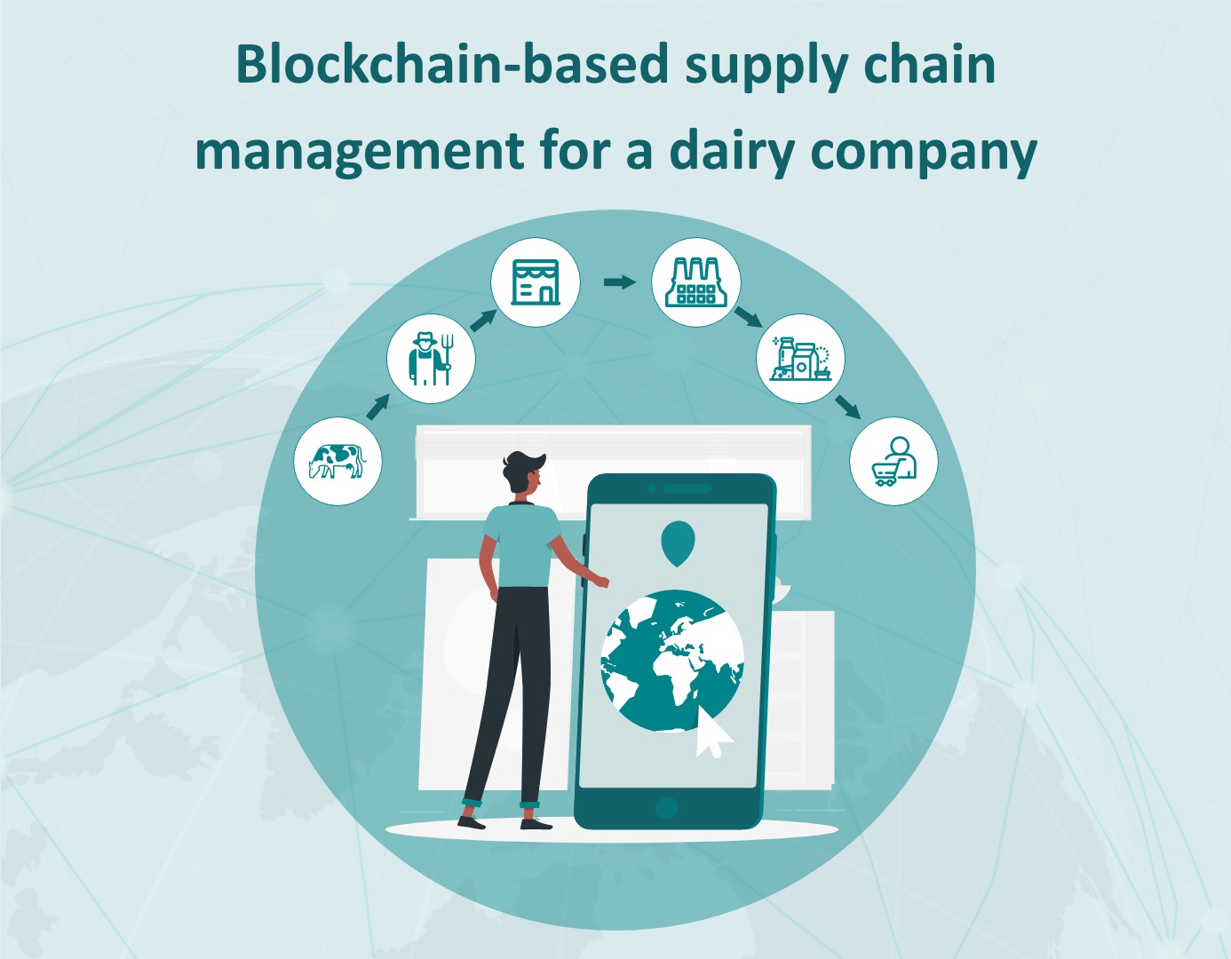 Blockchain-based supply chain management for a dairy company