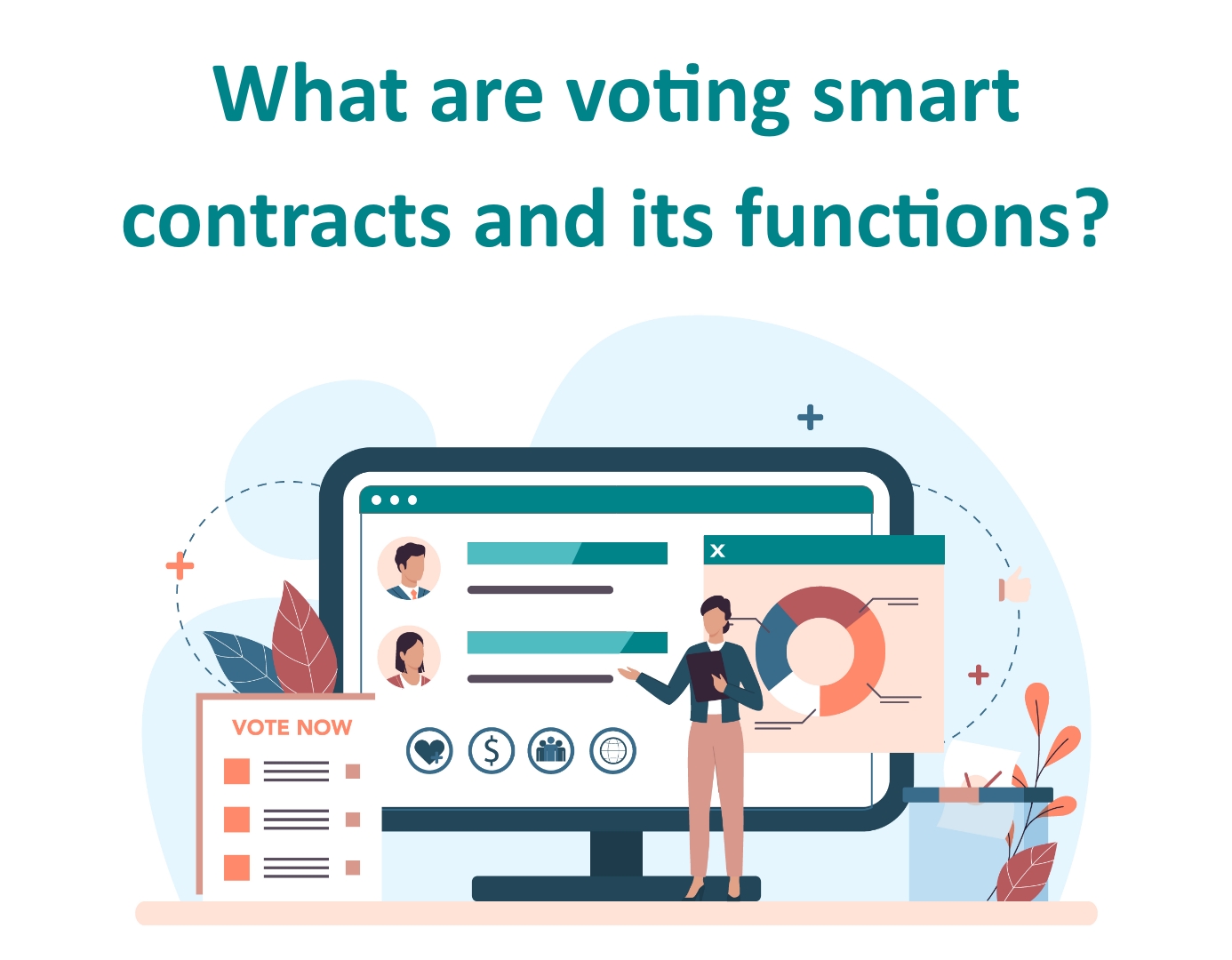 What are voting smart contracts and its functions?